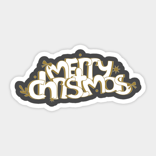 Merry Christmas Sticker by dddesign